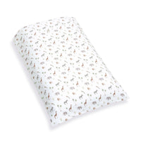 Nórdico de cuna bebé 60x120 cm en blanco con estampado de animales de jungla