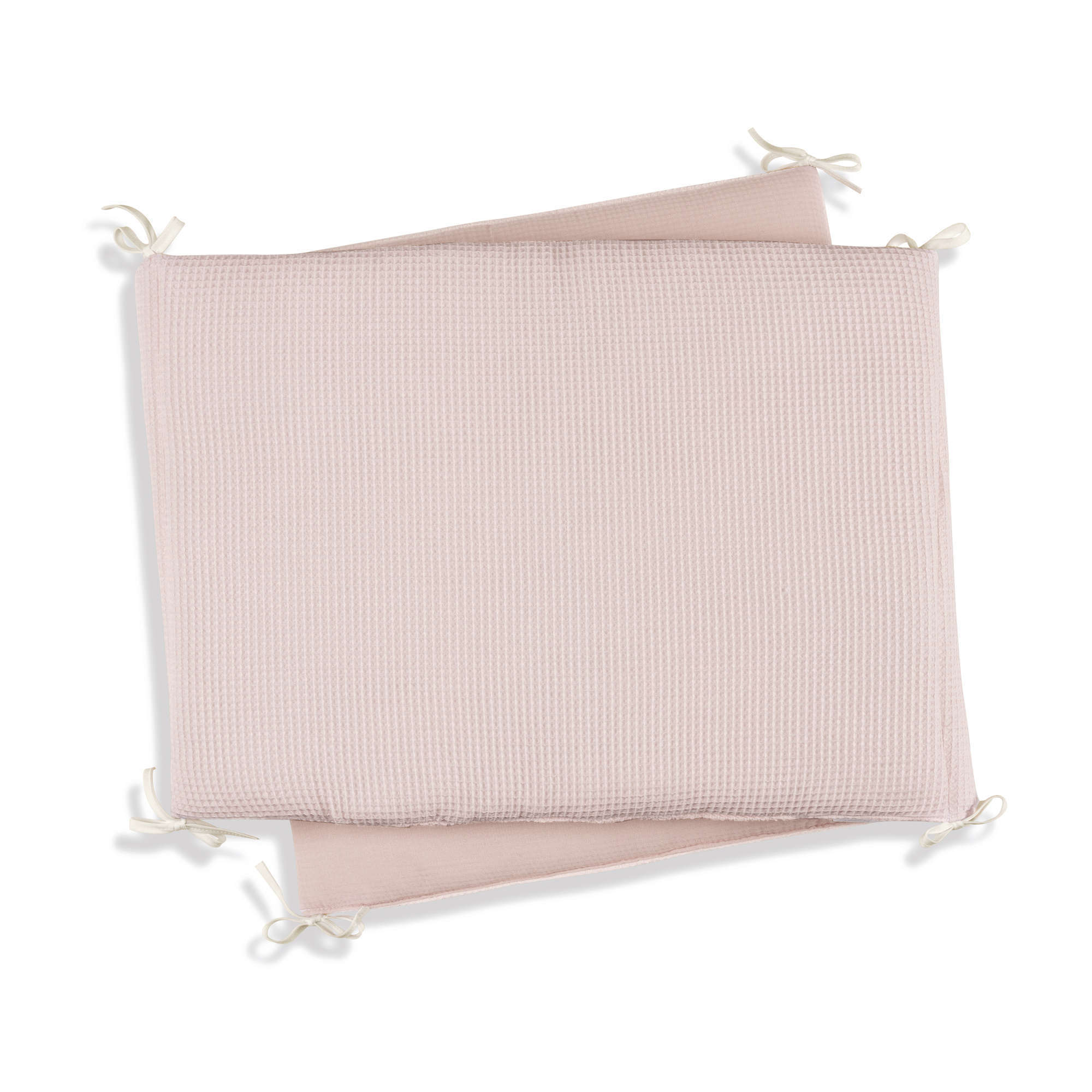 Protector cuna 60x120 cm (reversible) rosa · Cremarosa 607-122