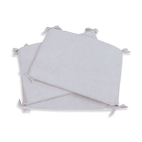 Protector para cuna 70x140 cm (reversible) gris · Delphin 627A-134