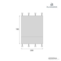 Toldo cama Montessori Homy XL (90x200 cm) flores rosa · Liberty 6200NA-132