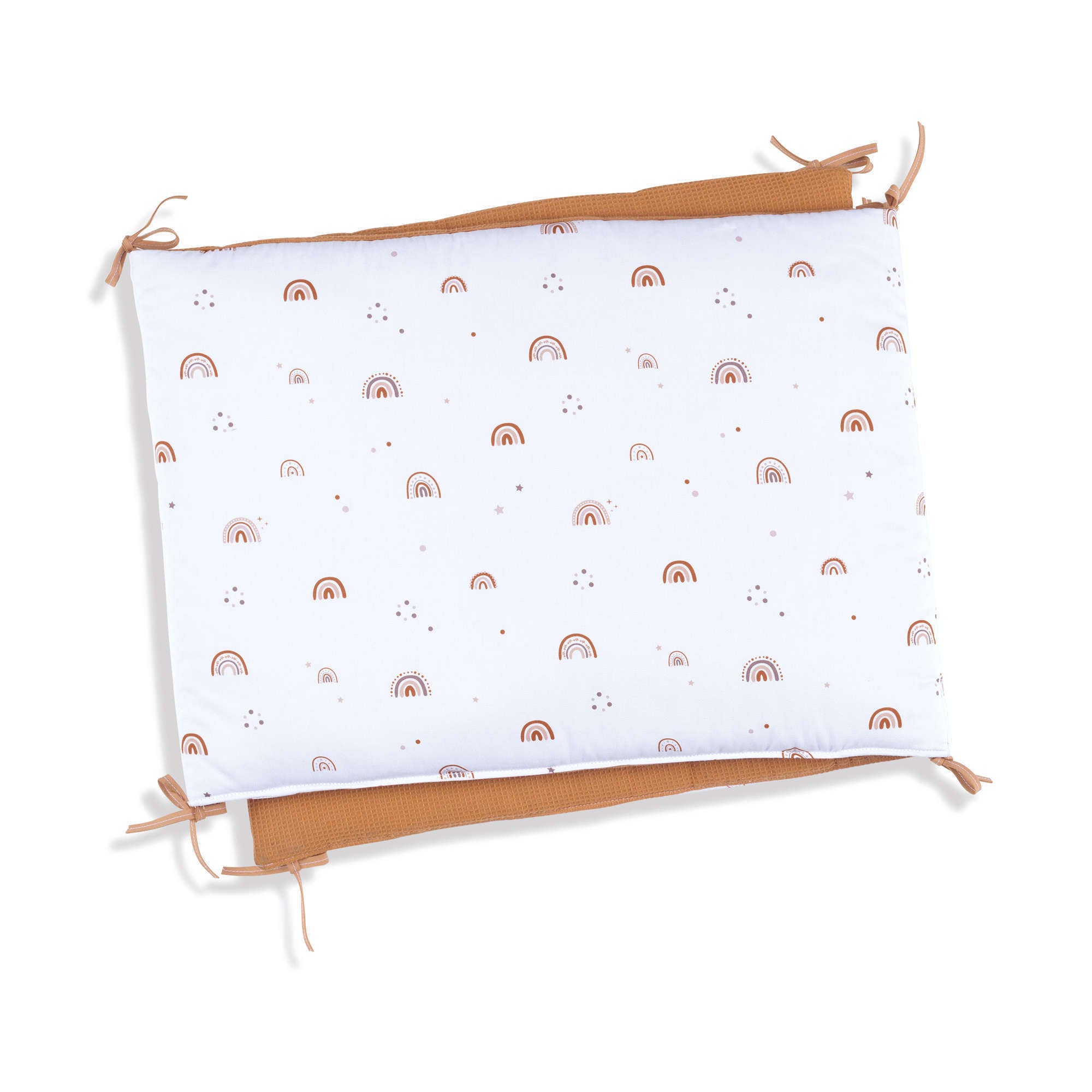 Protector cuna 70x140 cm (reversible) terracota · Ariake 627-123