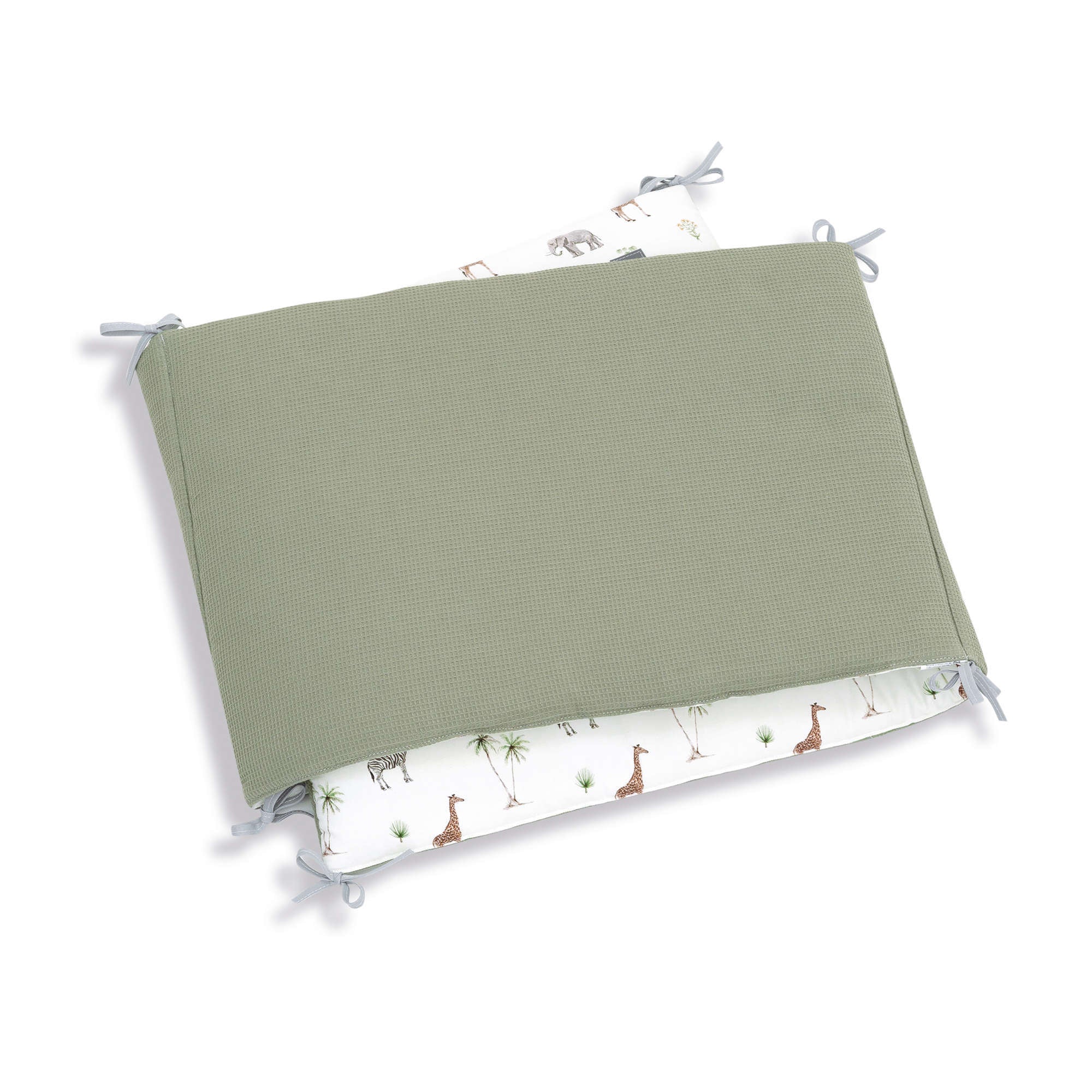 Protector cuna 70x140 cm (reversible) estampado jungla · Natura 627-147