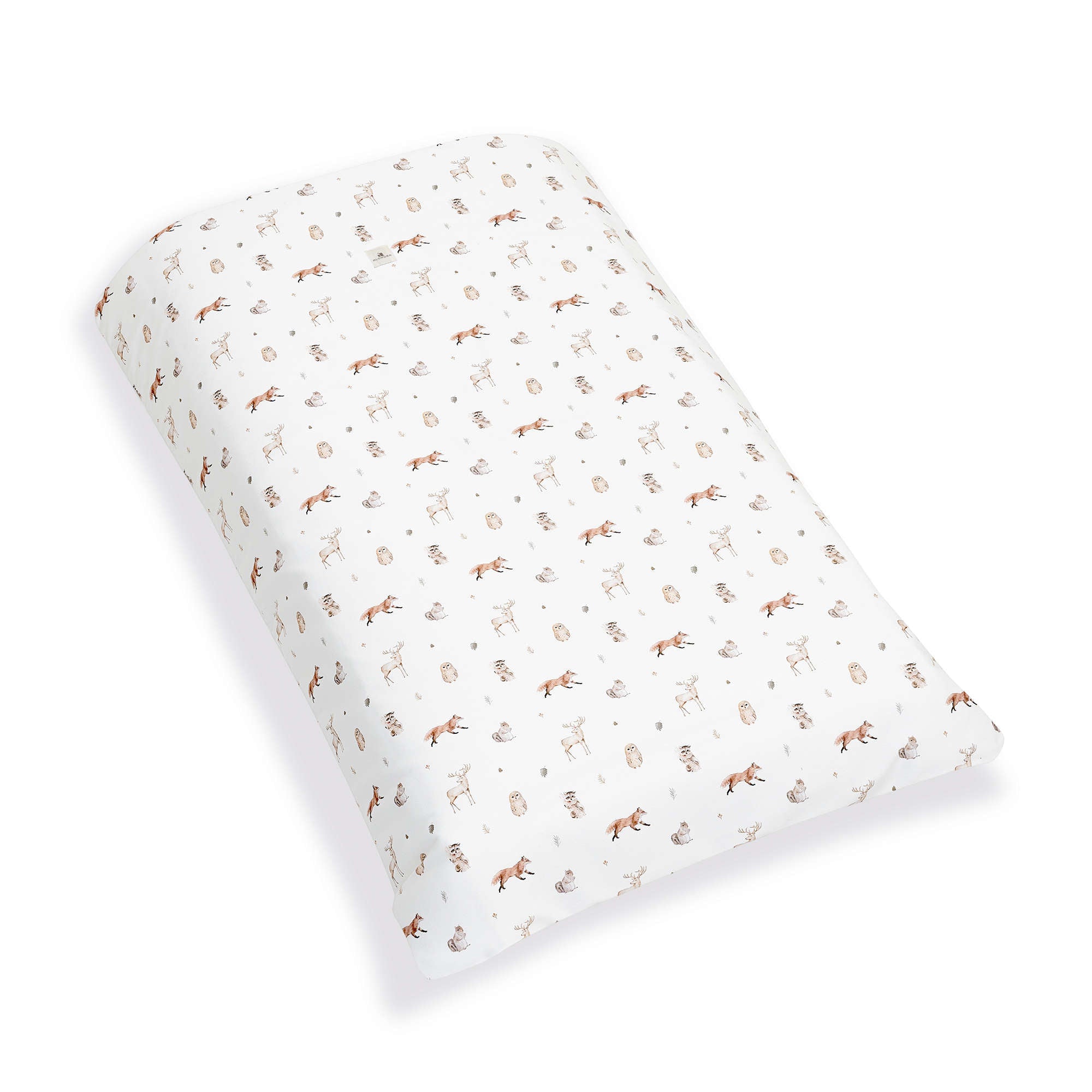 Funda nórdica de cama 90x200 con estampado de bosque