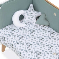 Protector para cuna 70x140 cm (reversible) eucalipto · Musgo 627A-118
