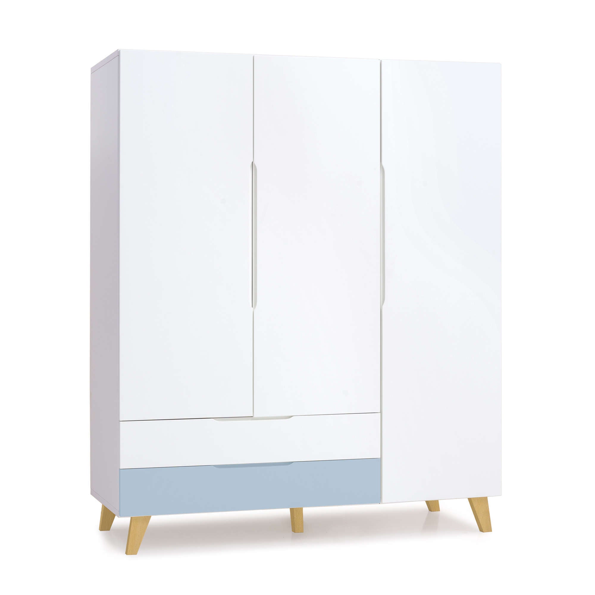 Armario infantil (3 puertas) con patas de madera · A447R Nomad Plus+