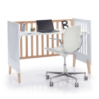 Cuna-sofá 60x120cm convertible en escritorio