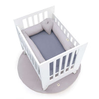 Minicuna 60x80 cm para colecho (5en1) blanca · Nexo Uno White C187A-M7700
