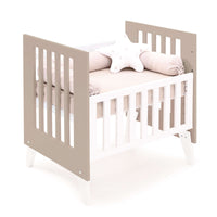 Minicuna 60x80 cm para colecho (5en1) blanca/beige · Nexo Uno Arena C187A-M7753