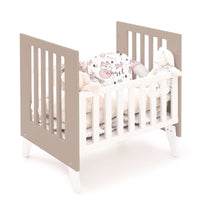 Minicuna 60x80 cm para colecho (5en1) blanca/beige · Nexo Uno Arena C187A-M7753