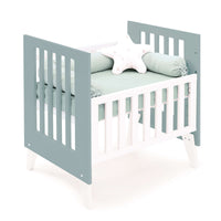 Minicuna 60x80 cm para colecho (5en1) blanca/verde eucalipto · Nexo Uno Eucalyptus C187A-M7757