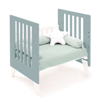 Minicuna 60x80 cm para colecho (5en1) blanca/verde eucalipto · Nexo Uno Eucalyptus C187A-M7757