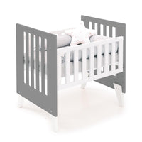 Minicuna 60x80 cm para colecho (5en1) blanca/antracita · Nexo Uno Antracita C187A-M7758