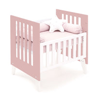 Minicuna 60x80 cm para colecho (5en1) blanca/rosa · Nexo Uno Quarzo C187A-M7759