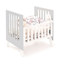 Minicuna 60x80 cm para colecho (5en1) blanca/gris · Nexo Uno Grey C187A-M7778
