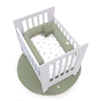 Minicuna 60x80 cm para colecho (5en1) blanca/gris · Nexo Uno Grey C187A-M7778