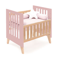 Minicuna convertible en cuna (7en1) madera/rosado · Nexor Tre Quarzo C187RT-M5995