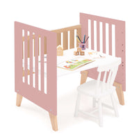 Minicuna convertible en cuna (7en1) madera/rosado · Nexor Tre Quarzo C187RT-M5995