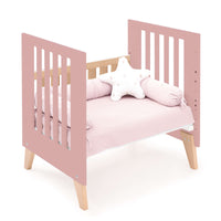 Minicuna convertible en cuna (7en1) madera/rosado · Nexor Tre Quarzo C187RT-M5995