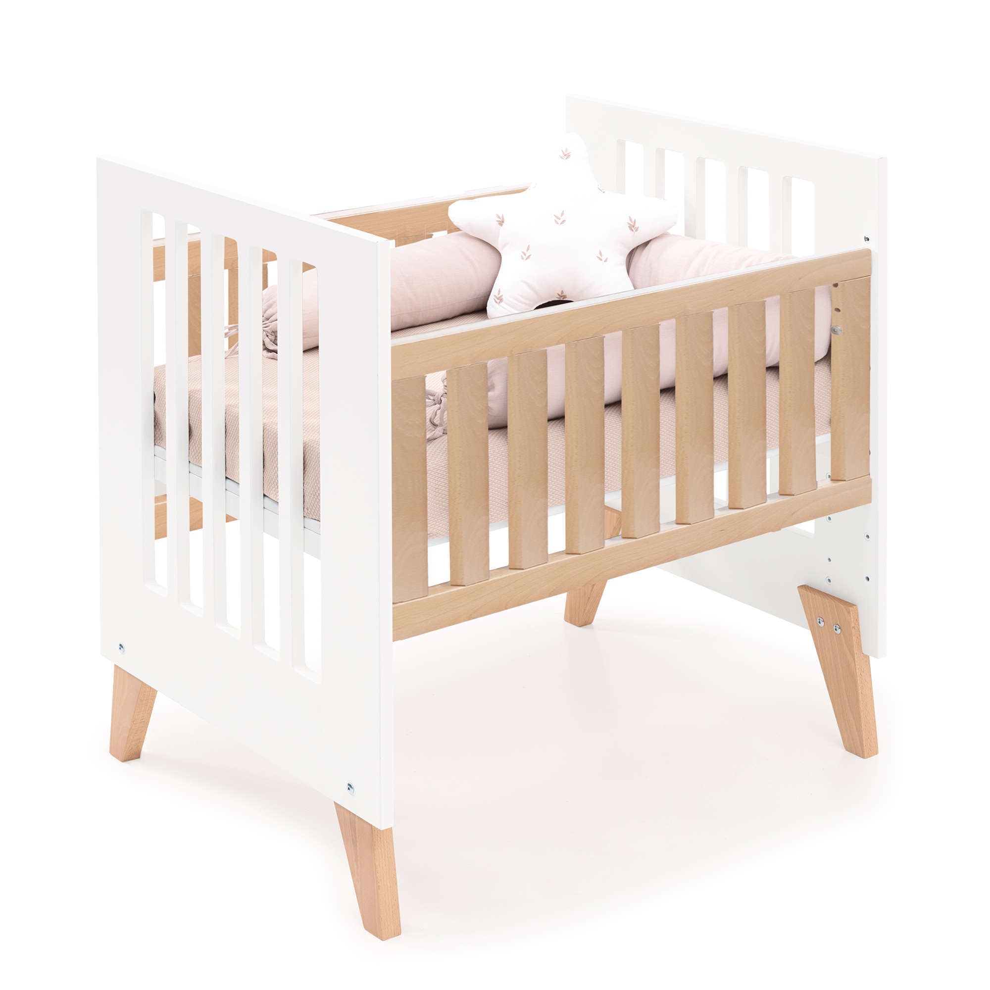 Kit conversión de cuna 60x120 cm a minicuna 60x80 cm madera