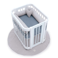 Minicuna colecho ovalada 55x70 cm blanca · Crea Uno Bianco C304-M1100