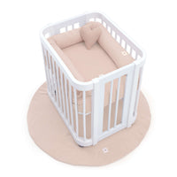 Minicuna colecho ovalada 55x70 cm blanca · Crea Uno Bianco C304-M1100