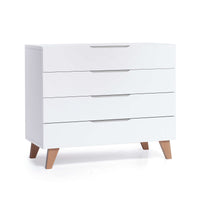 Habitación infantil bebés en blanco y madera · Lifestyle Origin