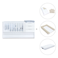 Cuna convertible 70x140 cm blanca · Sero More K546-M7700