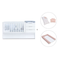 Cuna convertible 70x140 cm blanca · Sero More K546-M7700