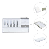 Cuna convertible 70x140 cm blanca/antracita · Sero Bubble Antracita K554-M7758