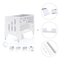 Cuna colecho madera blanca 60x120 cm (5en1) · Omni Due White C181D-M7700