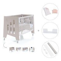 Cuna-escritorio 60x120 cm (2en1) beige · Omni Due Arena C181D-M7753