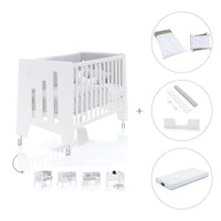Cuna colecho madera blanca 60x120 cm (5en1) · Omni Due White C181D-M7700