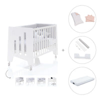Cuna colecho madera blanca 60x120 cm (5en1) · Omni Due White C181D-M7700