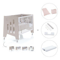 Cuna-escritorio 60x120 cm (2en1) beige · Omni Due Arena C181D-M7753