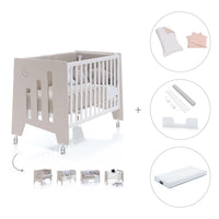 Cuna-escritorio 60x120 cm (2en1) beige · Omni Due Arena C181D-M7753