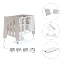 Cuna-escritorio 60x120 cm (2en1) beige · Omni Due Arena C181D-M7753