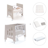 Minicuna 60x80 cm y cuna 60x120 cm (7en1) beige · Omni Tre Arena C181T-M7753