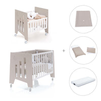 Minicuna 60x80 cm y cuna 60x120 cm (7en1) beige · Omni Tre Arena C181T-M7753