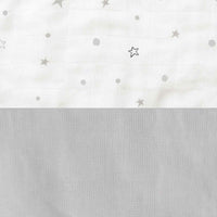 Nido colecho bebés (con cuña) gris con estrellas · Delphin 666C-134