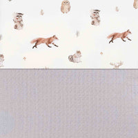 Protector cuna 70x140 cm (reversible) estampado bosque · Taiga 627-148