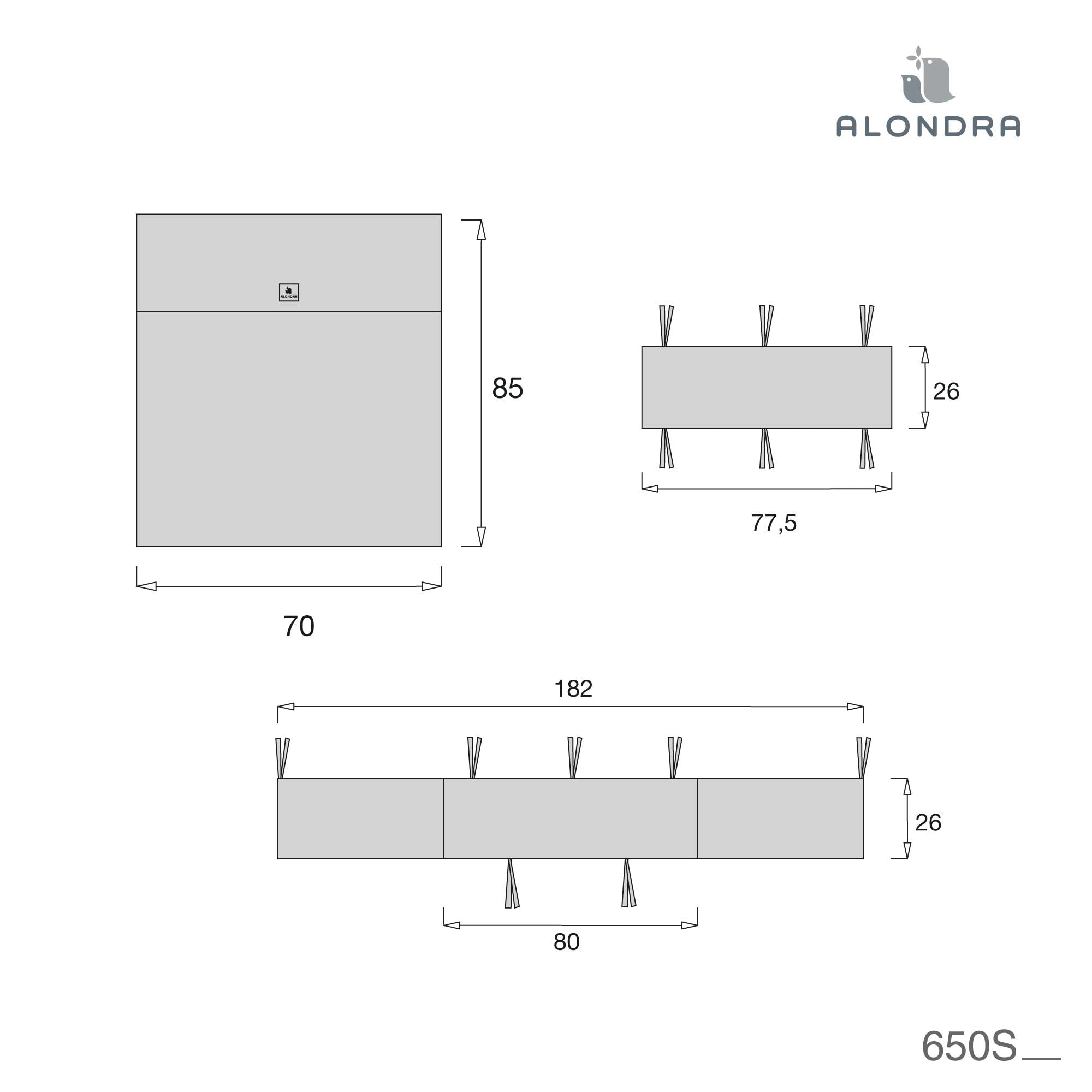 Set textil Indiana Blu 111 para minicuna colecho 80x50 cm · 650S-111