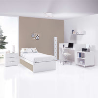 Cuna convertible 70x140 cm blanca/beige · Sero More K546-M7753