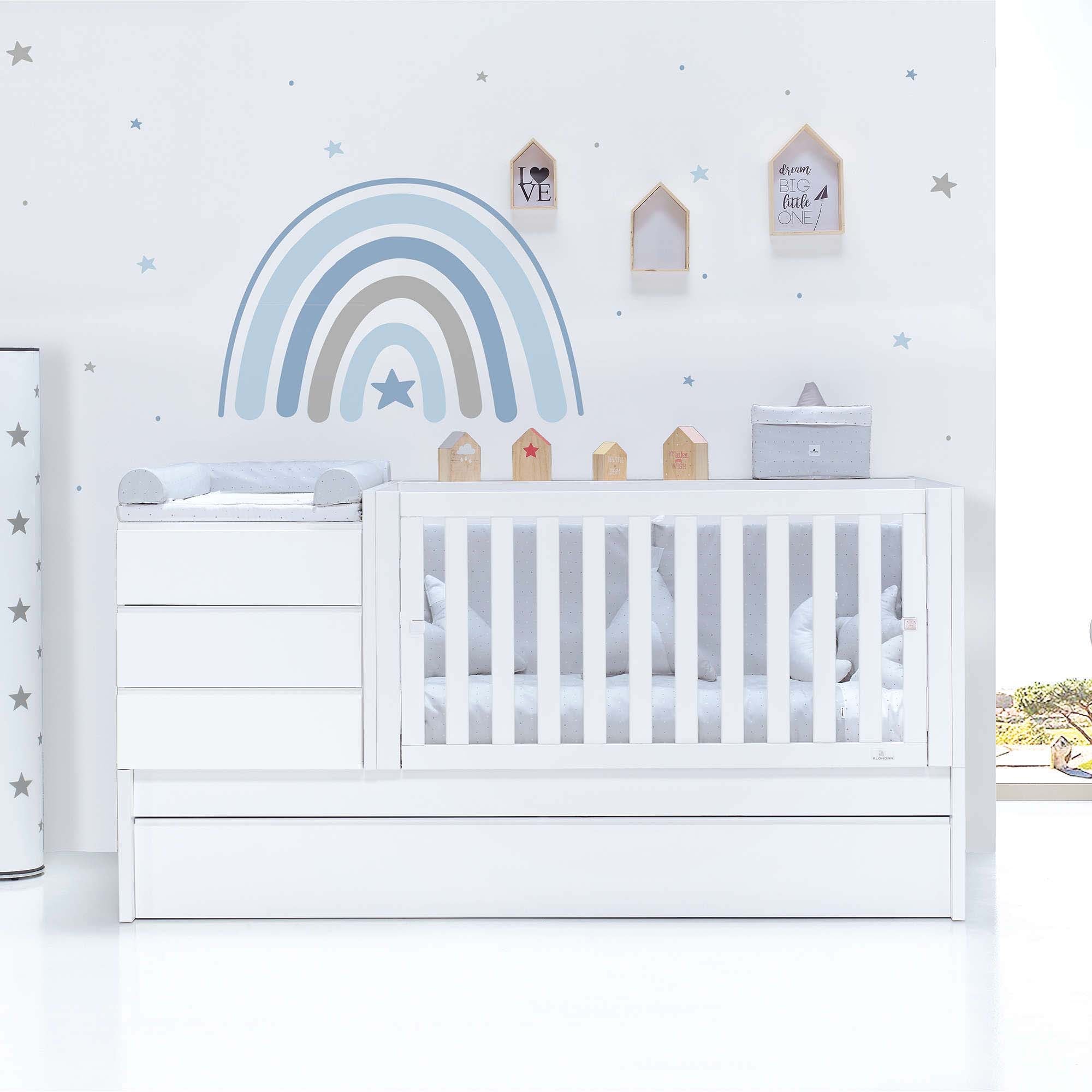 Cuna convertible 70x140 cm blanca · Sero Kubo K551-M7700