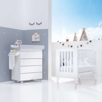 Mueble bañera con ruedas y cambiador · Kubo B751